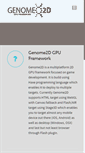 Mobile Screenshot of genome2d.com