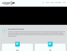 Tablet Screenshot of genome2d.com